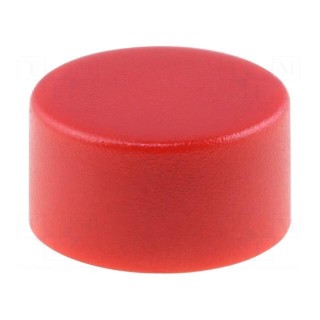 Button | 10mm | round | red | Application: 1241.16