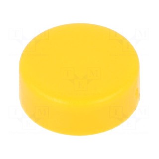 Button | 10mm | round | yellow | Application: 1241.16