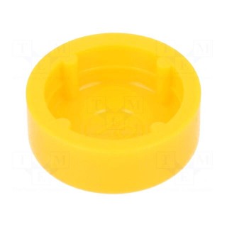 Button | 10mm | round | yellow | Application: 1241.16