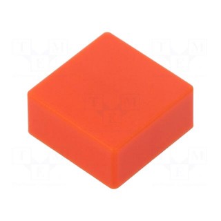Button | push-in | none | 5.5mm | -25÷70°C | square | orange