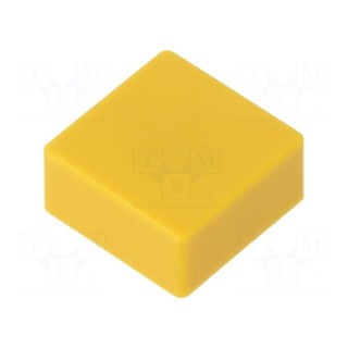 Button | push-in | none | 5.5mm | -25÷70°C | square | yellow