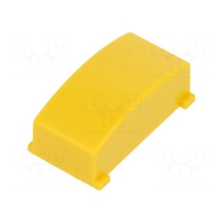 Button | rectangular | yellow | Application: MEC15401,MEC15451