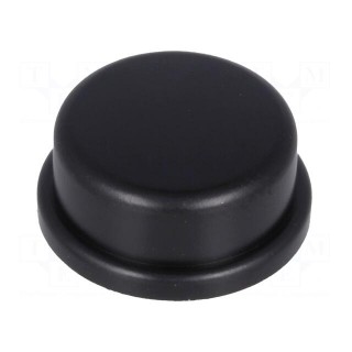 Button | round | black | Ø13mm | TACTS-24N-F,TACTS-24R-F