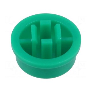 Button | round | green | Ø13mm | TACTS-24N-F,TACTS-24R-F