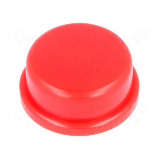 Button | round | red | Ø13mm | TACTS-24N-F,TACTS-24R-F