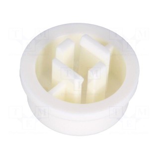 Button | round | white | Ø13mm | TACTS-24N-F,TACTS-24R-F