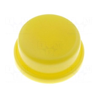 Button | round | yellow | Ø13mm | TACTS-24N-F,TACTS-24R-F