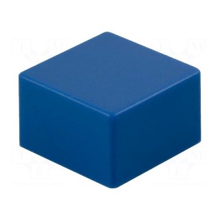 Button | square | blue | 9x9mm | Application: B3F-4,B3F-5,B3W