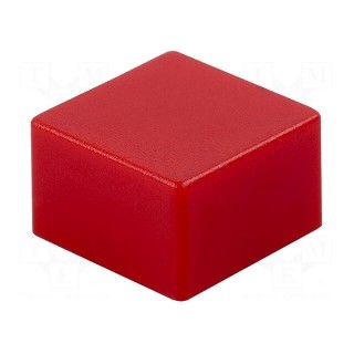 Button | square | red | 9x9mm
