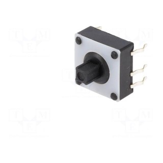 Microswitch TACT | Pos: 2 | 0.02A/15VDC | PCB,THT | none | 2.6N | 4.3mm