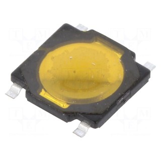 Microswitch TACT | Pos: 2 | 0.05A/12VDC | SMT | none | 4.5x4.5mm | 0.55mm