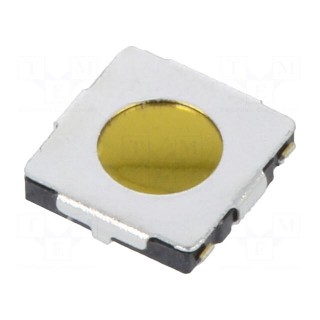 Microswitch TACT | Pos: 2 | 0.05A/12VDC | SMT | none | 5.2x5.2mm | 0.85mm