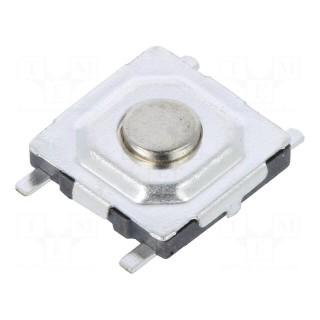 Microswitch TACT | Pos: 2 | 0.05A/12VDC | SMT | none | 5.2x5.2mm | 1.5mm