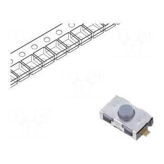 Microswitch TACT | SPST-NC | Pos: 2 | 0.01A/32VDC | SMT | 2N | 2.5mm | IP40