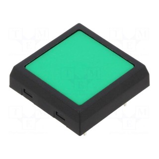Microswitch TACT | SPST-NO | Pos: 2 | 0.05A/24VDC | THT | none | 3N | green