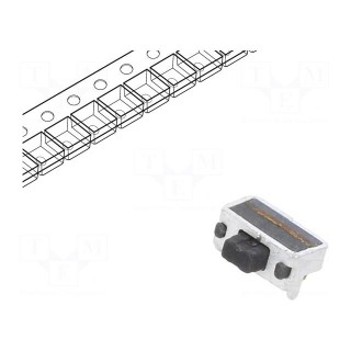 Microswitch TACT | SPST-NO | Pos: 2 | 0.02A/12VDC | THT | none | 1.6N