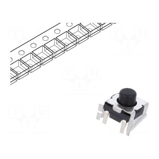 Microswitch TACT | SPST-NO | Pos: 2 | 0.03125A/32VDC | SMT | OFF-(ON)