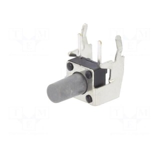 Microswitch TACT | SPST-NO | Pos: 2 | 0.05A/12VDC | THT,angular | none