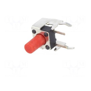Microswitch TACT | SPST-NO | Pos: 2 | 0.05A/12VDC | THT,angular | none