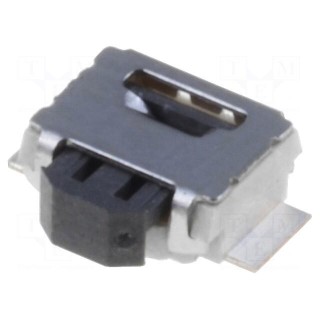 Microswitch TACT | SPST-NO | Pos: 2 | 0.05A/12VDC | SMT | 0.49N | 2.5x3mm