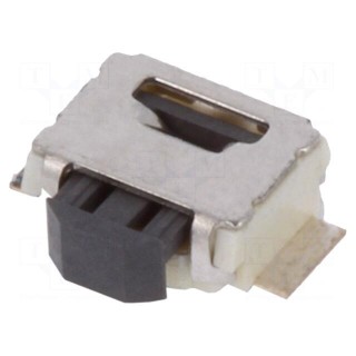 Microswitch TACT | SPST-NO | Pos: 2 | 0.05A/12VDC | SMT | 0.49N | 2.5x3mm