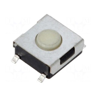 Microswitch TACT | SPST-NO | Pos: 2 | 0.05A/12VDC | SMT | 1.57N | 3.1mm