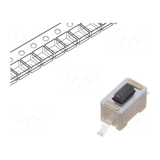 Microswitch TACT | SPST-NO | Pos: 2 | 0.05A/12VDC | SMT | 1.77N | 4.3mm