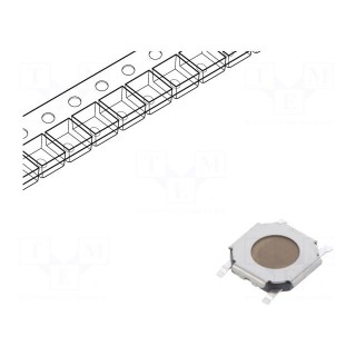 Microswitch TACT | SPST-NO | Pos: 2 | 0.05A/12VDC | SMT | 2.55N