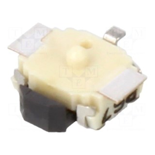 Microswitch TACT | SPST-NO | Pos: 2 | 0.05A/12VDC | SMT | none | 1.59N