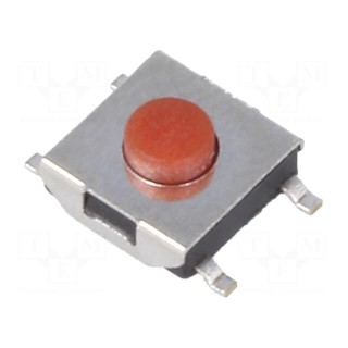 Microswitch TACT | SPST-NO | Pos: 2 | 0.05A/12VDC | SMT | none | 1.6N