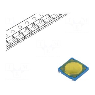 Microswitch TACT | SPST-NO | Pos: 2 | 0.05A/12VDC | SMT | none | 1N | 550um