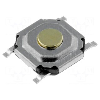 Microswitch TACT | SPST-NO | Pos: 2 | 0.05A/12VDC | SMT | none | 2.5N