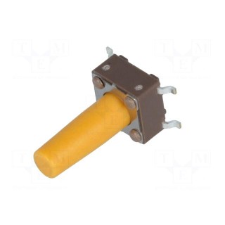 Microswitch TACT | SPST-NO | Pos: 2 | 0.05A/12VDC | SMT | none | 3.2N
