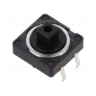Microswitch TACT | SPST-NO | Pos: 2 | 0.05A/12VDC | THT | 1.27N | 7.3mm