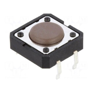 Microswitch TACT | SPST-NO | Pos: 2 | 0.05A/12VDC | THT | 1.8N | 4.3mm