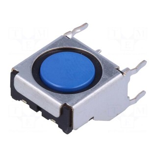 Microswitch TACT | SPST-NO | Pos: 2 | 0.05A/24VDC | 10.8x10.8x6.5mm