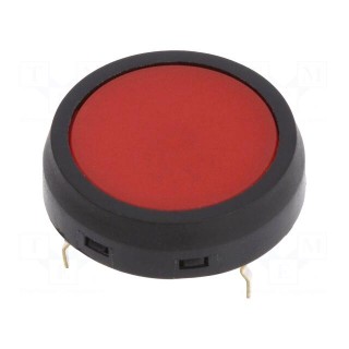 Microswitch TACT | SPST-NO | Pos: 2 | 0.05A/24VDC | Ø17.7x3mm | round