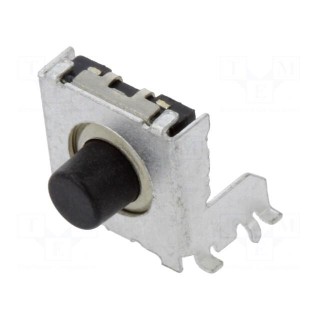 Microswitch TACT | SPST-NO | Pos: 2 | 0.05A/24VDC | PCB,SMT | none | 1.3N