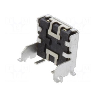 Microswitch TACT | SPST-NO | Pos: 2 | 0.05A/24VDC | PCB,SMT | none | 1.3N