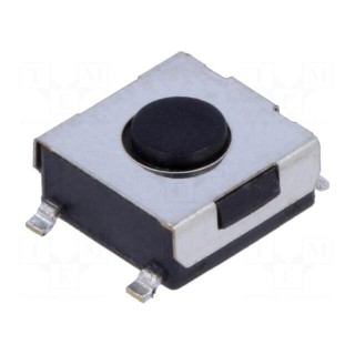 Microswitch TACT | SPST-NO | Pos: 2 | 0.05A/24VDC | SMT | none | 1.6N