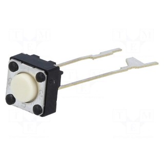 Microswitch TACT | SPST-NO | Pos: 2 | 0.05A/24VDC | THT | none | 0.98N