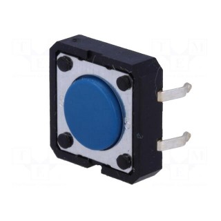 Microswitch TACT | SPST-NO | Pos: 2 | 0.05A/24VDC | THT | none | 1.27N