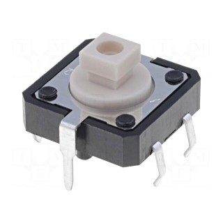 Microswitch TACT | SPST-NO | Pos: 2 | 0.05A/24VDC | THT | none | 1.27N