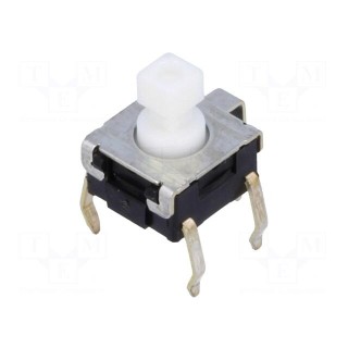 Microswitch TACT | SPST-NO | Pos: 2 | 0.05A/24VDC | THT | none | 1.57N