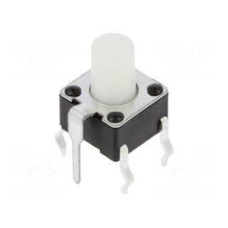 Microswitch TACT | SPST-NO | Pos: 2 | 0.05A/24VDC | THT | none | 1.6N