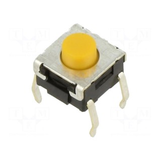 Microswitch TACT | SPST-NO | Pos: 2 | 0.05A/24VDC | THT | none | 2.26N