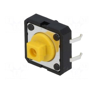 Microswitch TACT | SPST-NO | Pos: 2 | 0.05A/24VDC | THT | none | 2.55N
