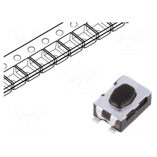 Microswitch TACT | SPST-NO | Pos: 2 | 0.05A/32VDC | SMT | none | 1.2N