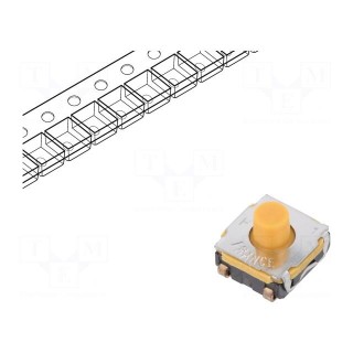 Microswitch TACT | SPST-NO | Pos: 2 | 0.05A/32VDC | SMT | none | 1.4N