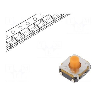 Microswitch TACT | SPST-NO | Pos: 2 | 0.05A/32VDC | SMT | none | 1.7N
